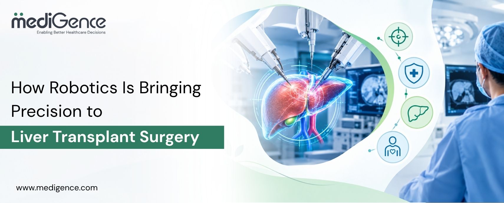 Como a robótica está trazendo precisão à cirurgia de transplante de fígado