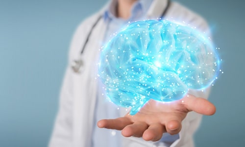 Médecins offrant une stimulation cérébrale profonde