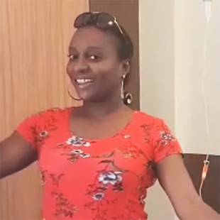شهادة المريض: خضعت السيدة Henshaw من نيجيريا لعلاج سرطان عنق الرحم في الهند