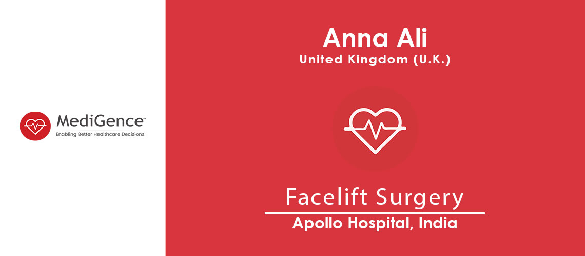 Patientenaussage: Anna aus Großbritannien für Facelifting-Chirurgie in Indien